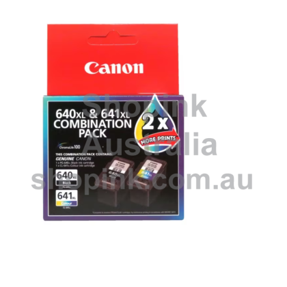 Canon PG-640XL & CLI-641XL High Capacity Genuine Combo Pack