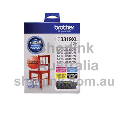 Brother LC-3319XL Genuine 4-Ink Value Pack