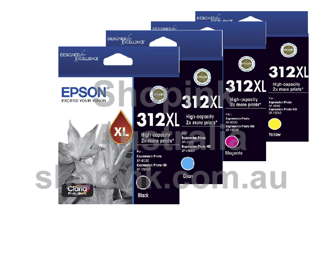 Epson 312XL Genuine High Capacity Value Pack 4 INKS - Image 2
