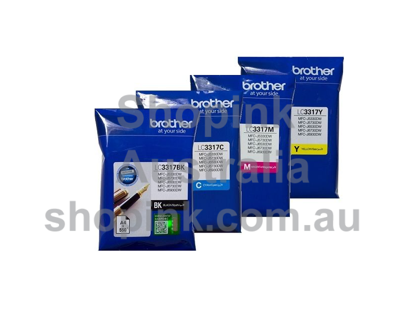 Brother LC3317 Genuine 4-Ink Value Pack