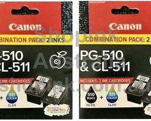 Canon PG-510, CL-511 Genuine Combo Pack [2BK, 2C]