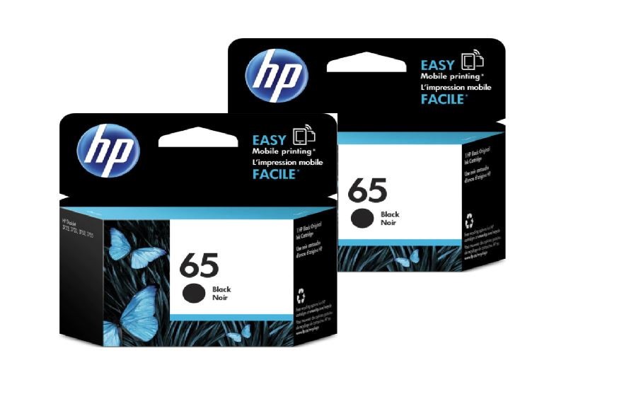 HP 65 Black Genuine 2 INKS