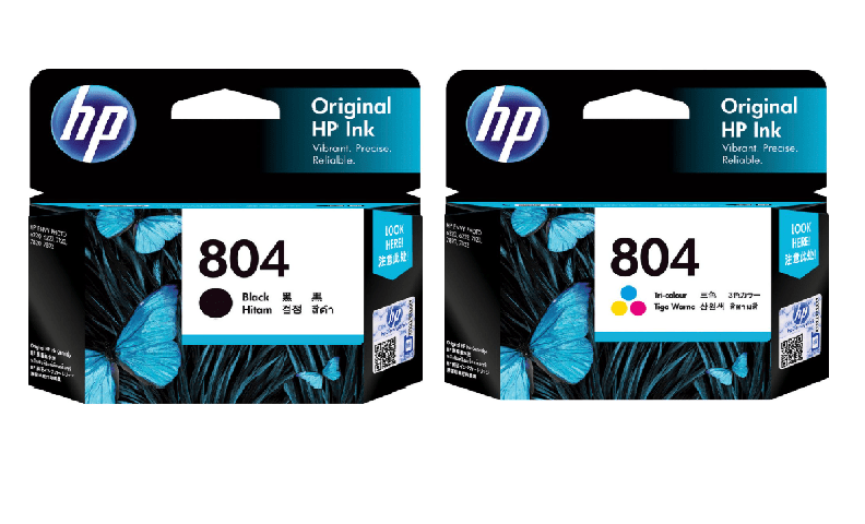 HP 804 Genuine Black & Colour 2-INKS